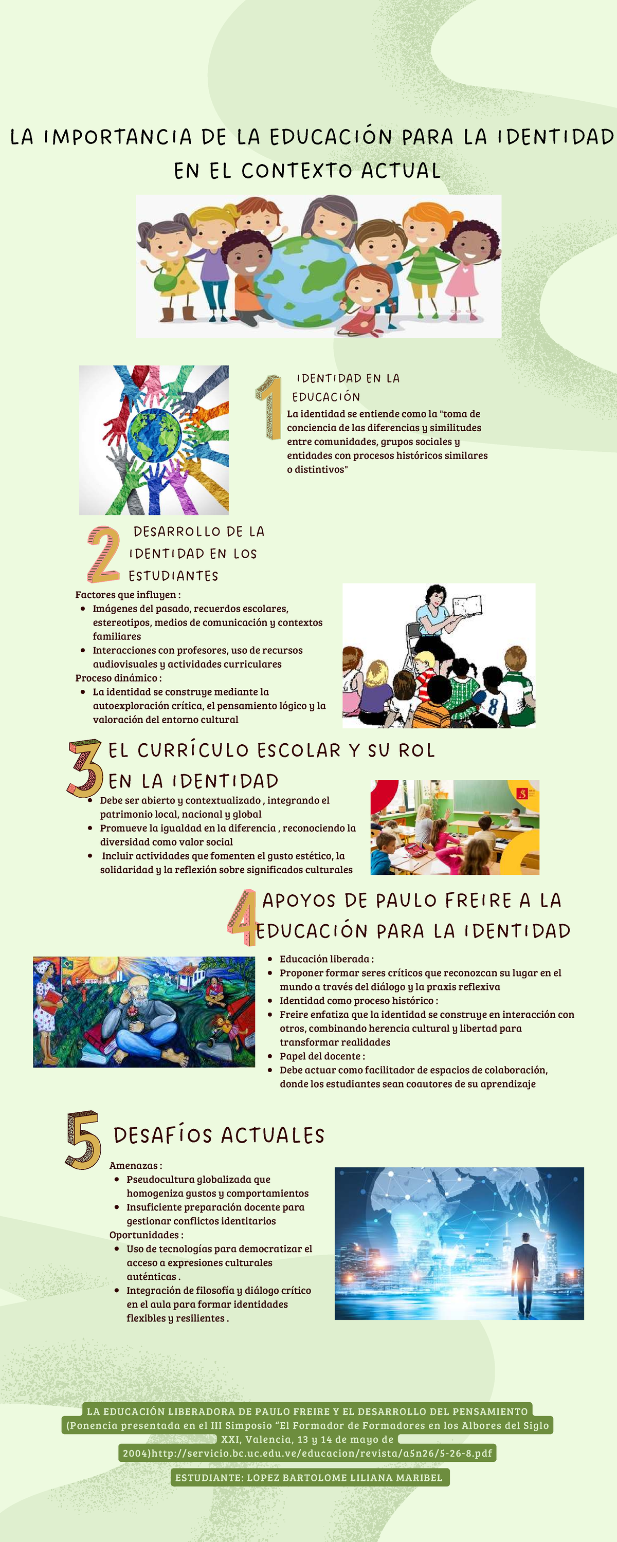 La Educación y la Identidad en el Contexto Actual: Reflexiones y Desafíos - Document Preview