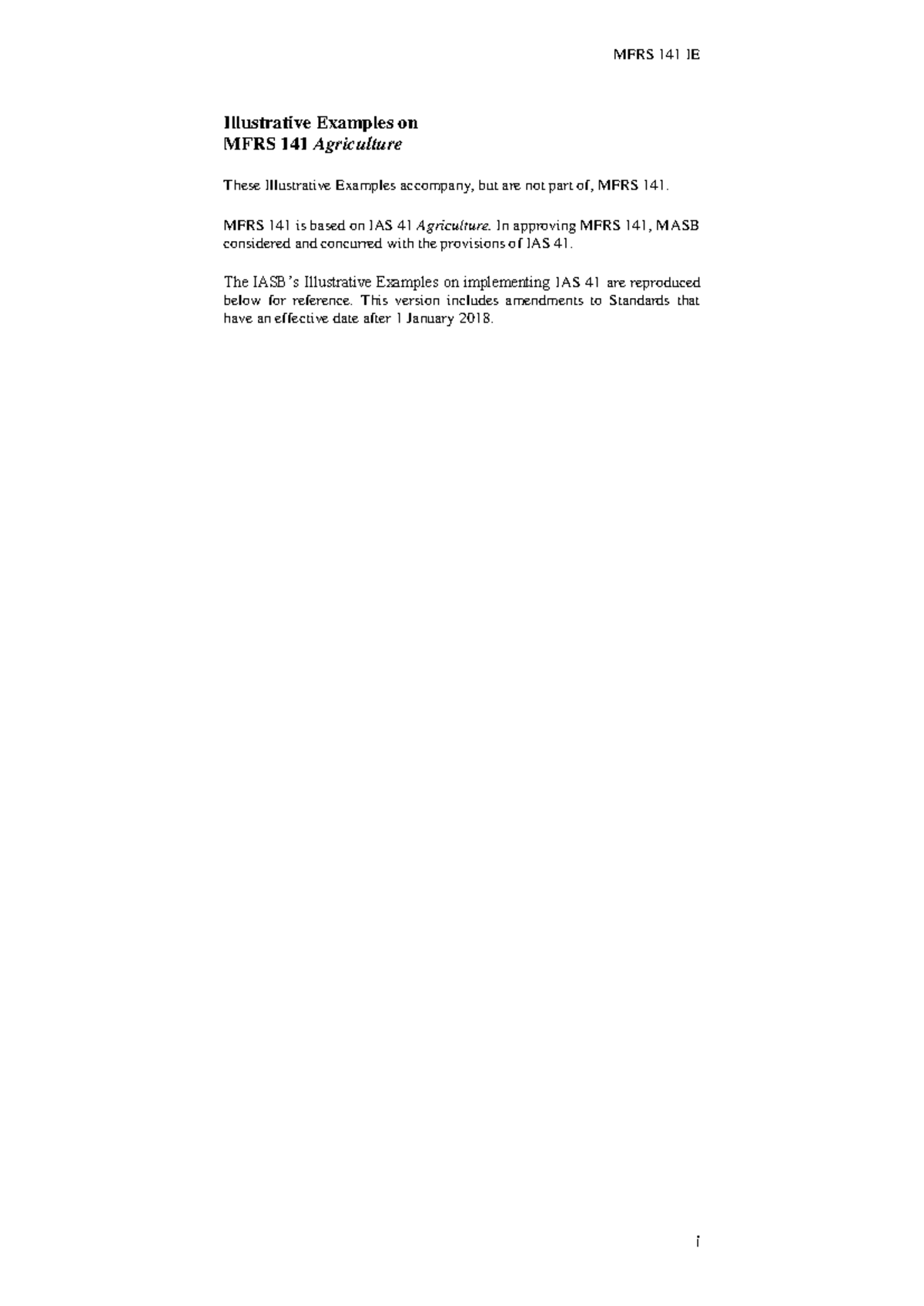 MFRS 141 Agriculture: Illustrative Examples and Applications - Studocu