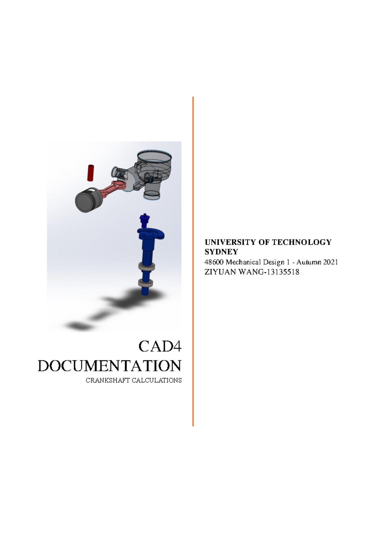 CAD4 Documentation - CAD DOCUMENTATION CRANKSHAFT CALCULATIONS ...