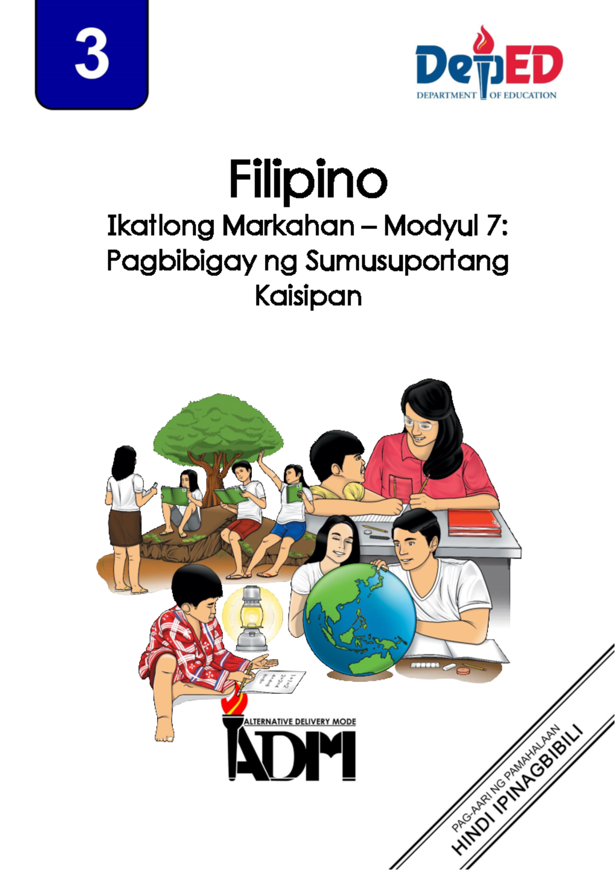 Filipino 3 K3 M7: Sumusuportang Kaisipan sa Pagbibigay Detalye - Document Preview