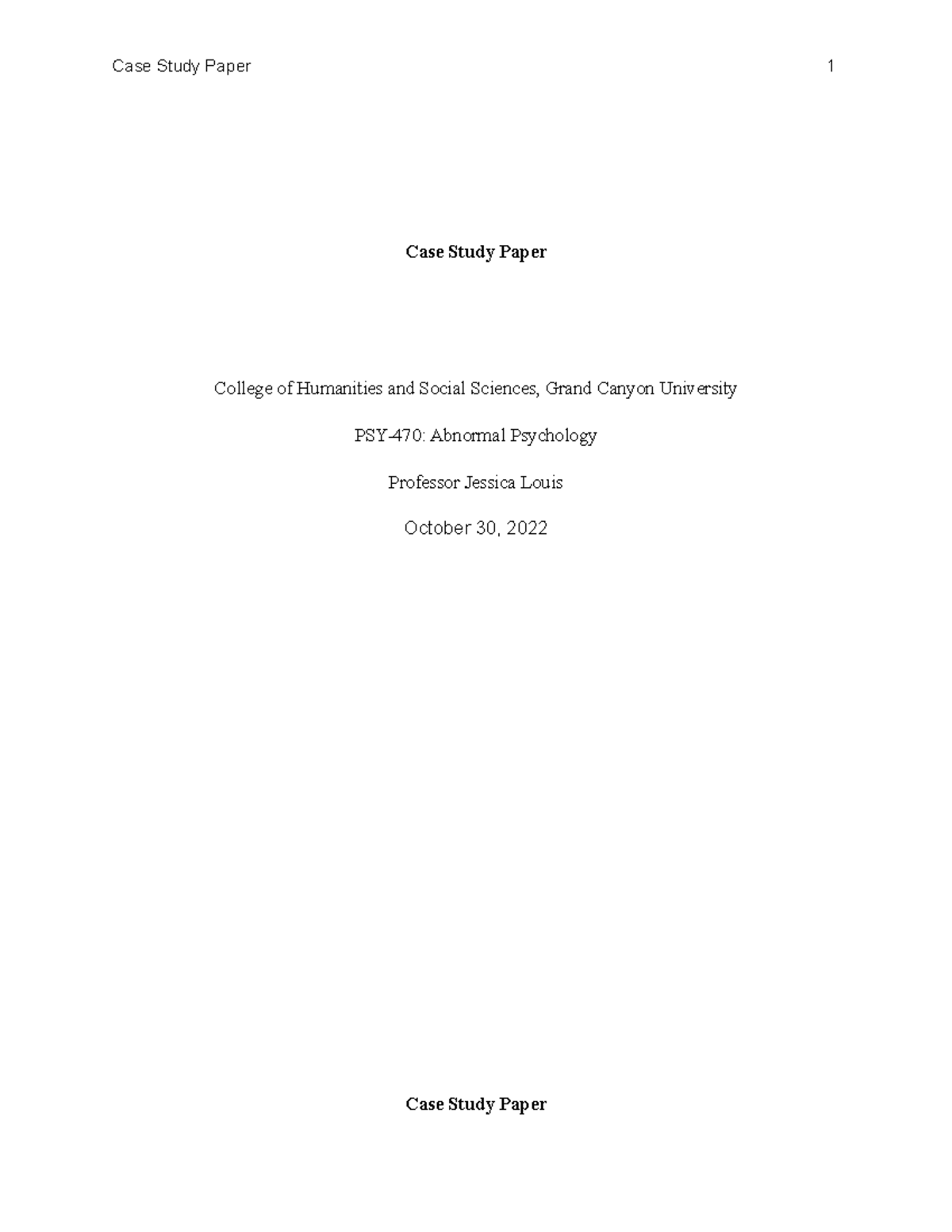 PSY-470 Case Study: Diagnosis & Treatment of Alcohol Use Disorder - Studocu