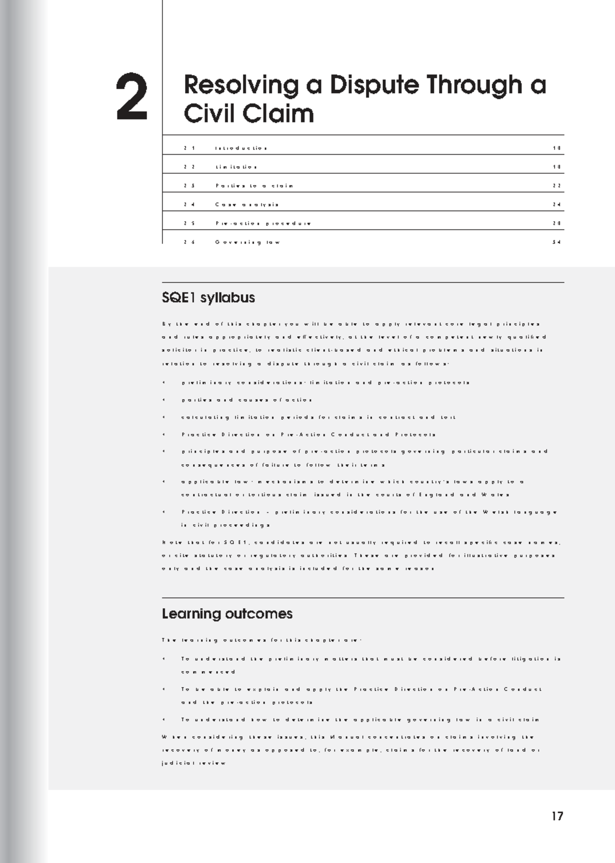 SQE1 Dispute Resolution: Understanding Civil Claims and Limitations ...