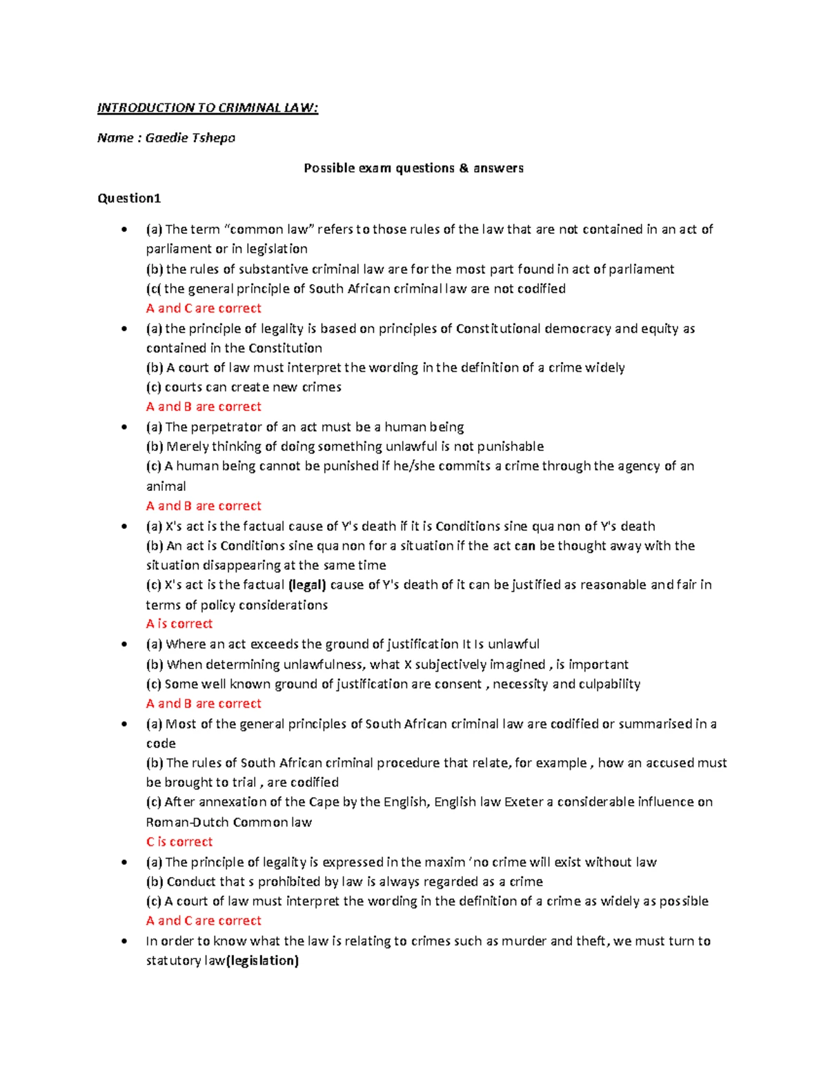 CRW1501 Final Exam - Comprehensive Module Summary for 2024 - Studocu