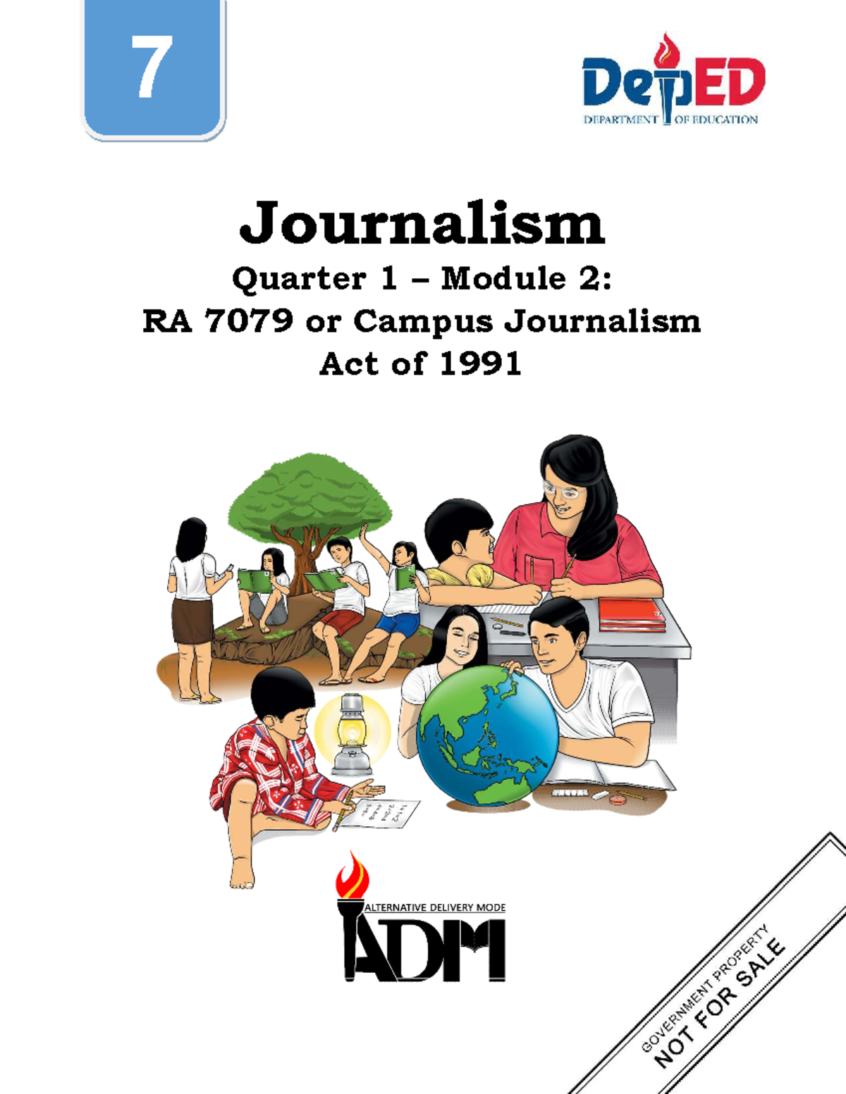 Journalism 7 Q1 Module 2: Provisions of RA 7079 - Campus Journalism Act ...
