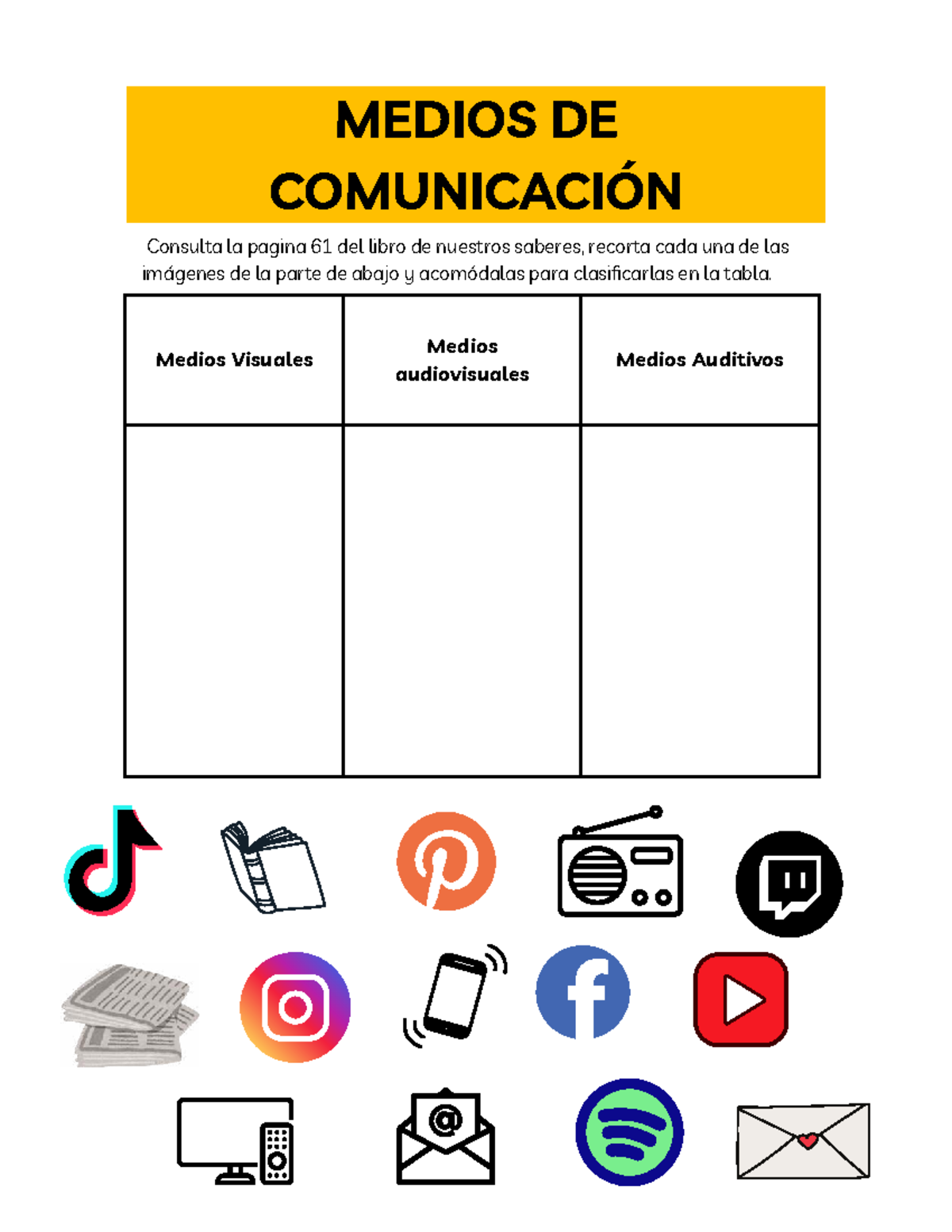 Medios de comunicación - lenguajes - Medios Visuales Medios ...