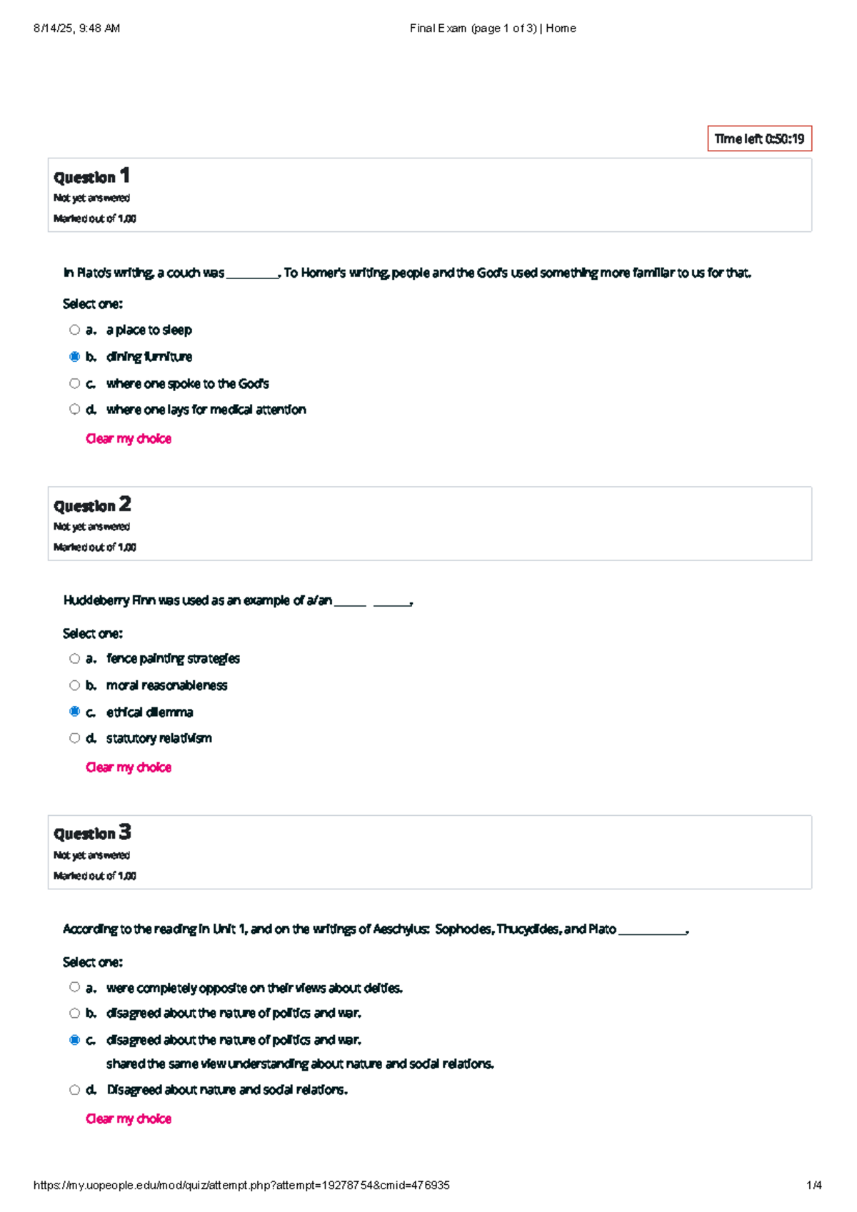 PHIL 101 Final Exam Review Questions and Answers - Studocu
