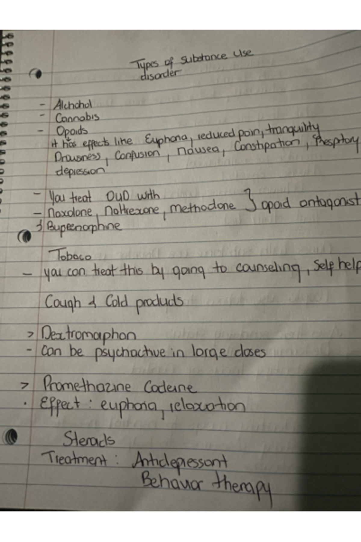 Substance Use Disorder: Key Concepts & Treatment Methods - Studocu