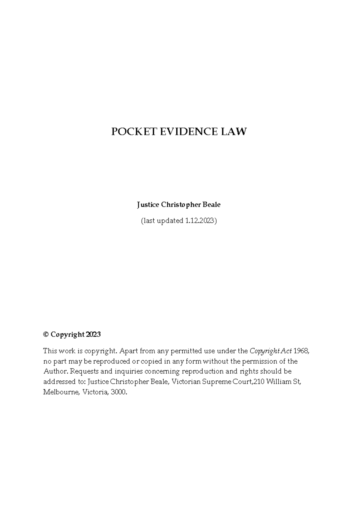 Pocket Evidence Law: Key Insights into UEL for Practitioners - Studocu