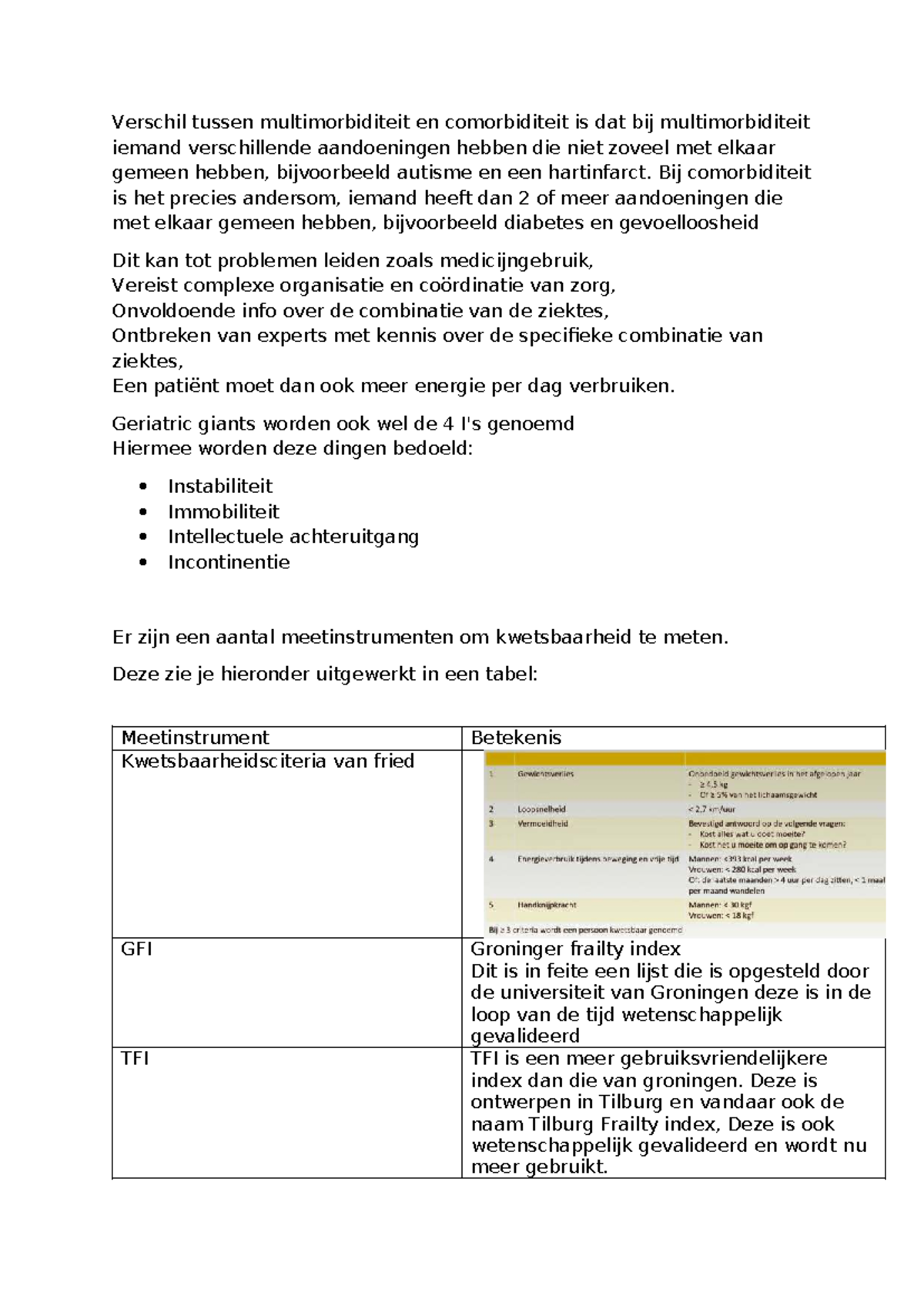 Gezondheidskunde 2.4.4: Multimorbiditeit vs Comorbiditeit en ...