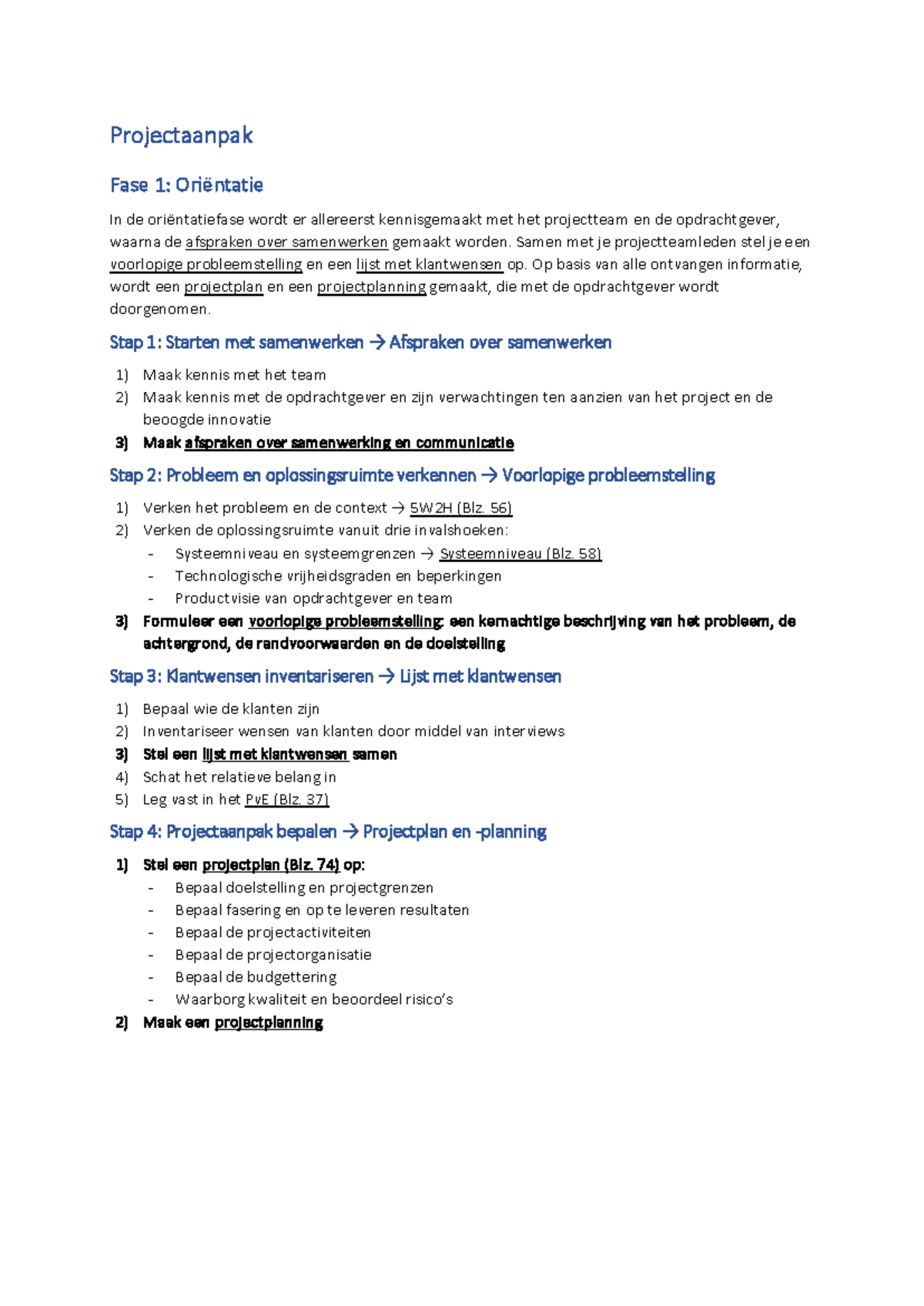 Samenvatting Inleiding Werktuigbouwkunde - Projectfasen en Analyse ...