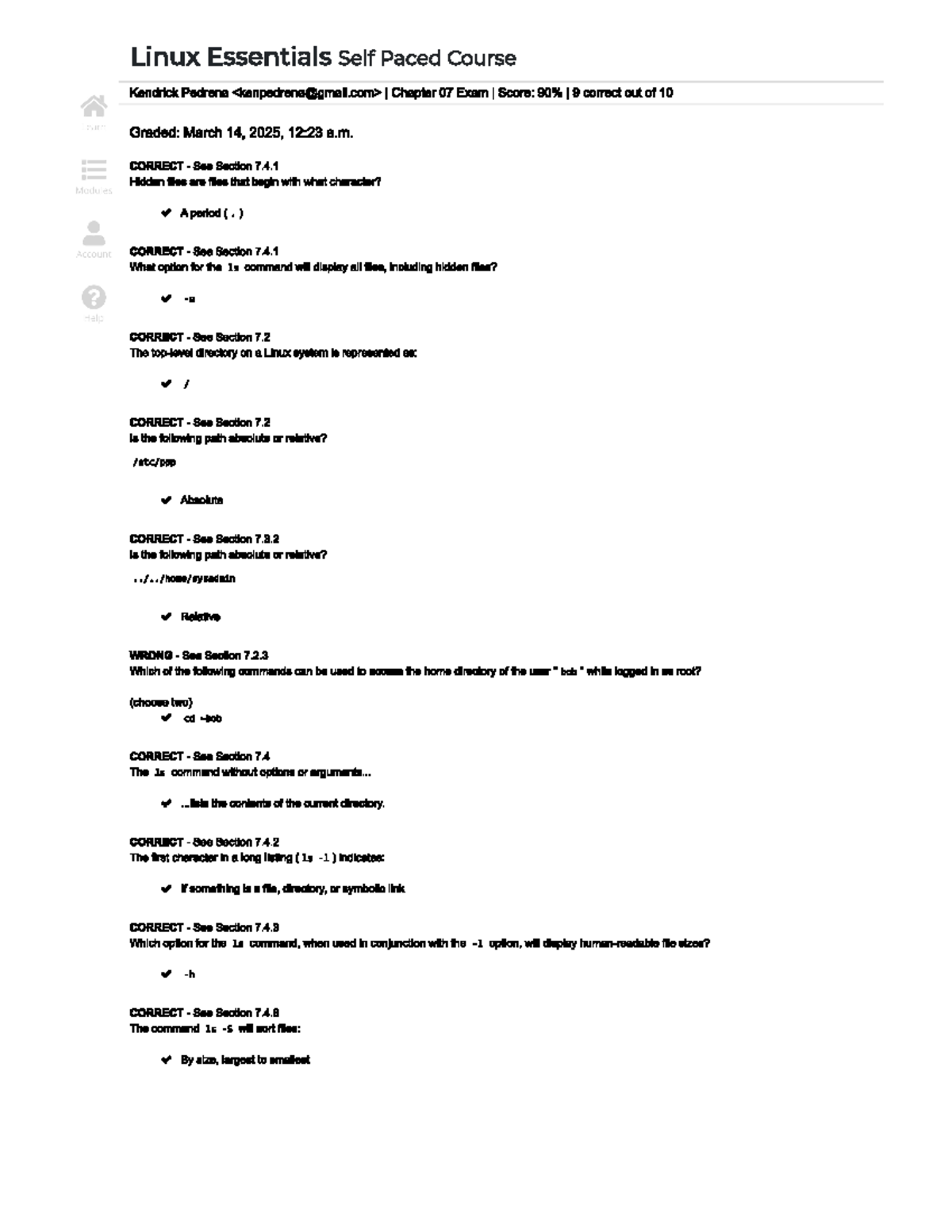 Chapter 7 - Linux Essentials Lecture Notes for CH2 - Studocu