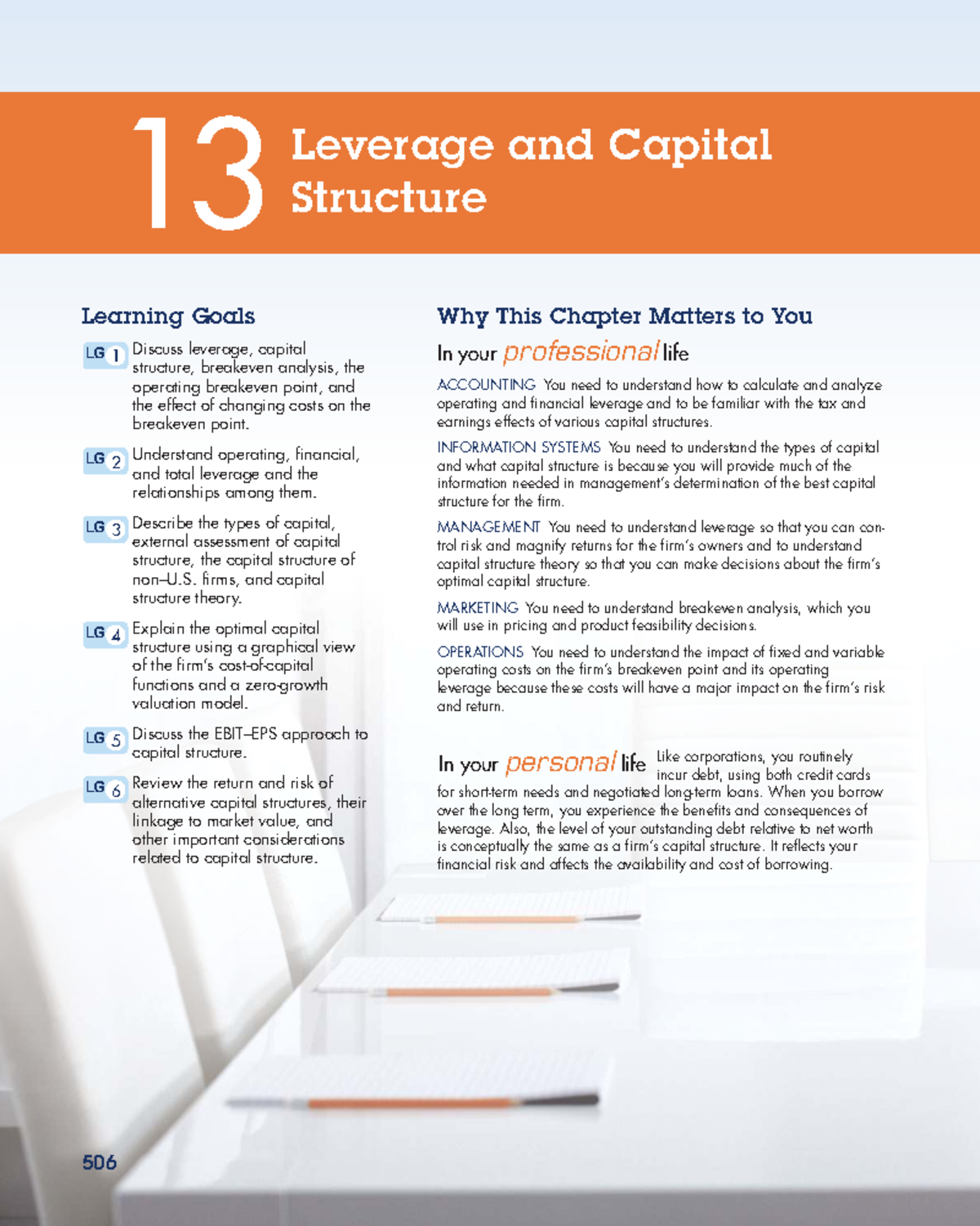 Chapter 13 - Leverage and Capital Structure Overview (ACCT 506) - Studocu