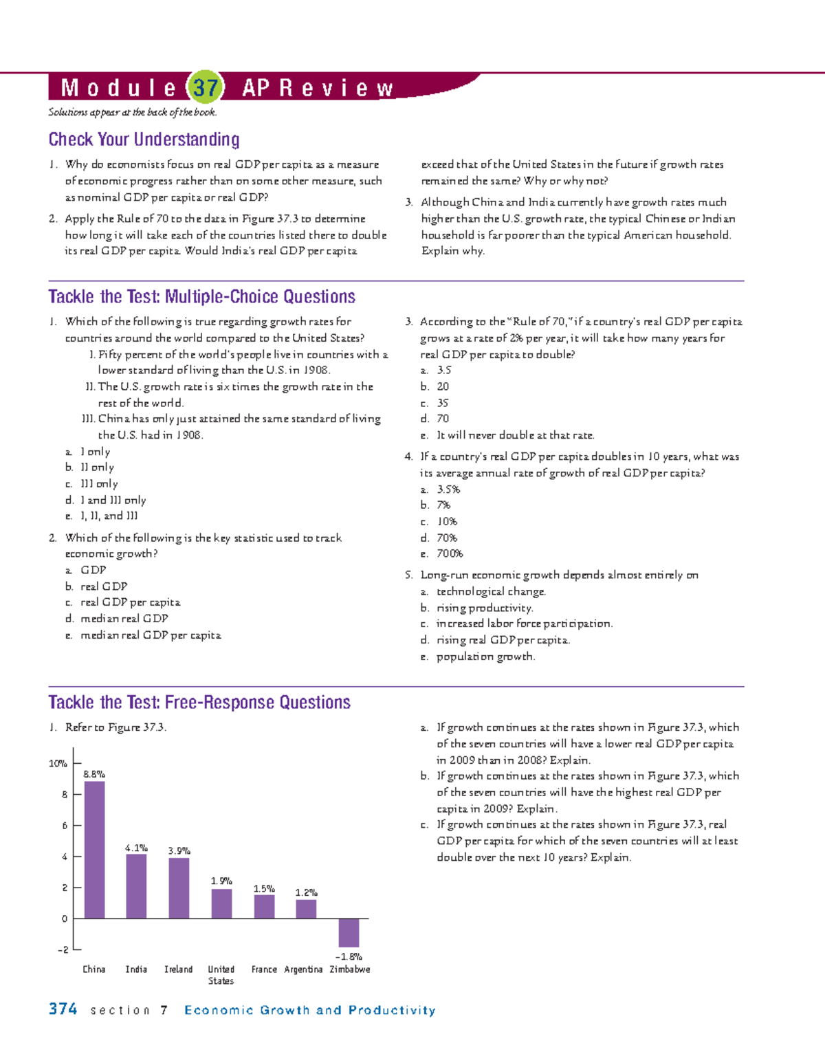 Krugman's Economics for AP Modules 37, 41-45: MCQ Review - Studocu