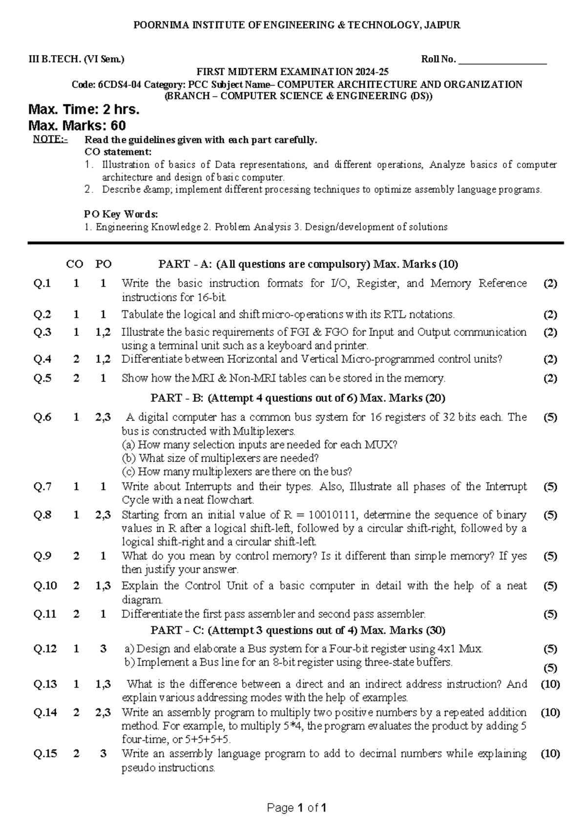 AOA Unit 1 - Detailed Lecture Notes on Algorithm Design and Analysis ...