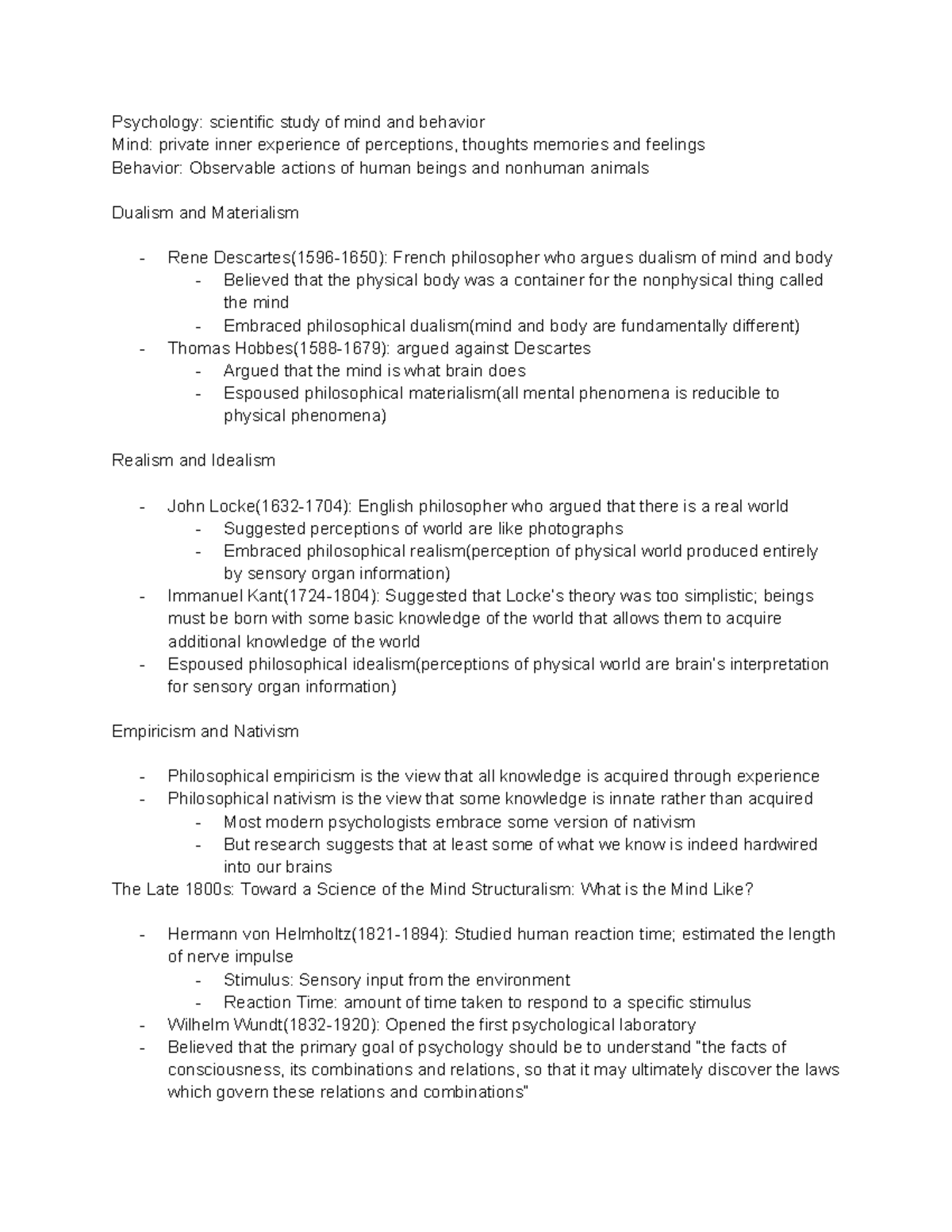 Final Exam Study Guide for PSY 101: Key Concepts and Tips - Studocu