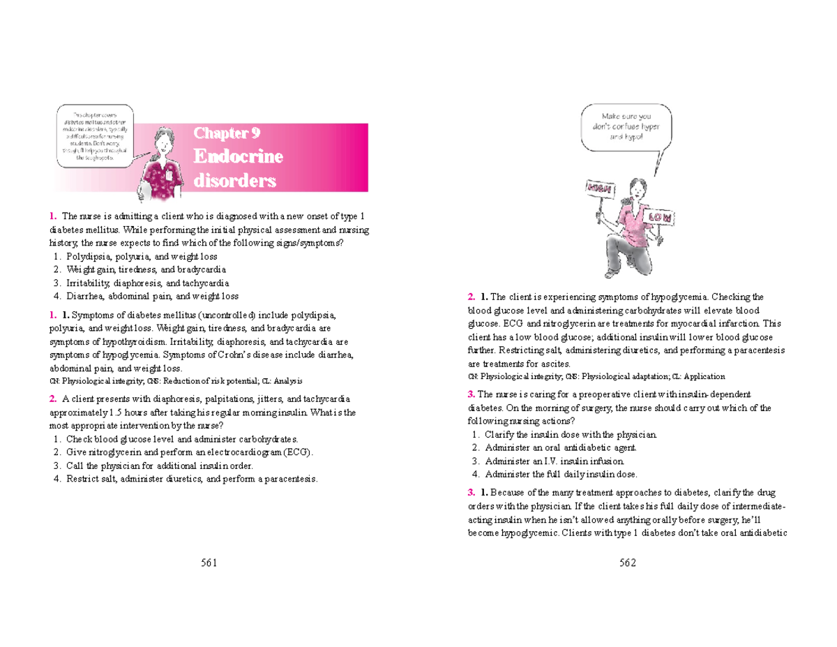 P2 ms2 endo to print NclexRN Questions and Answers Made