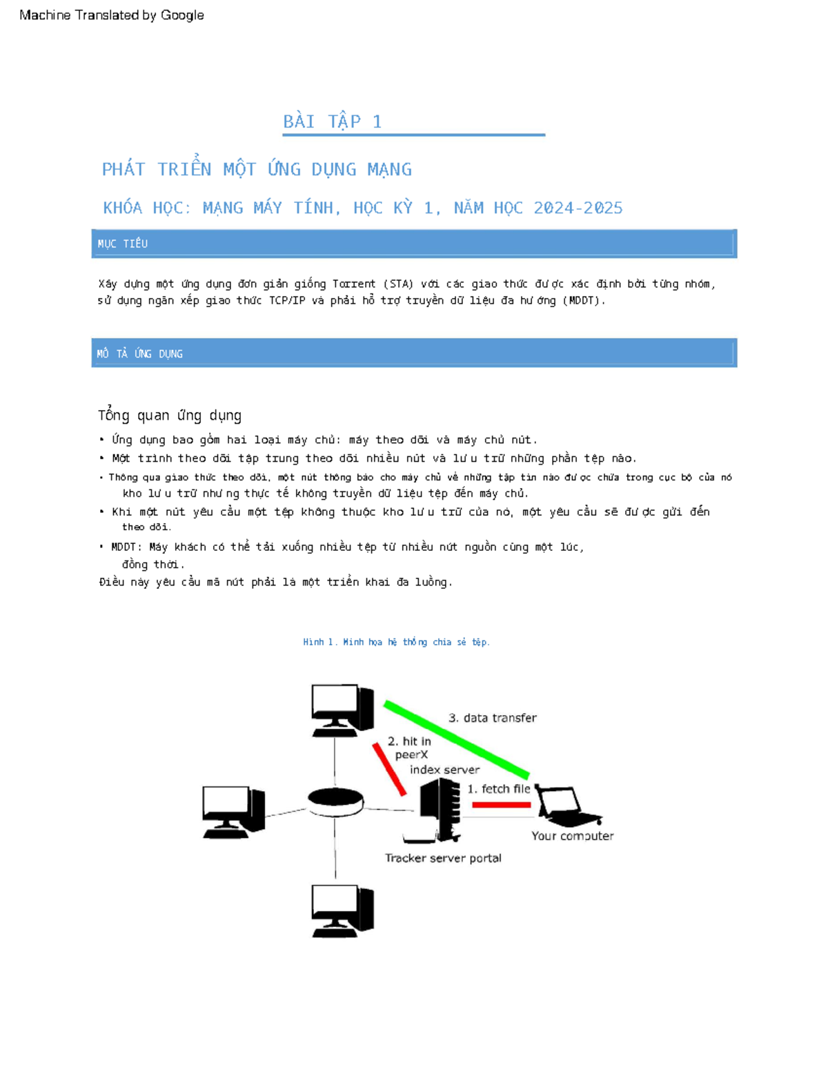 HK241- Final Assignment 1: Development of P2P File Sharing App - Studocu