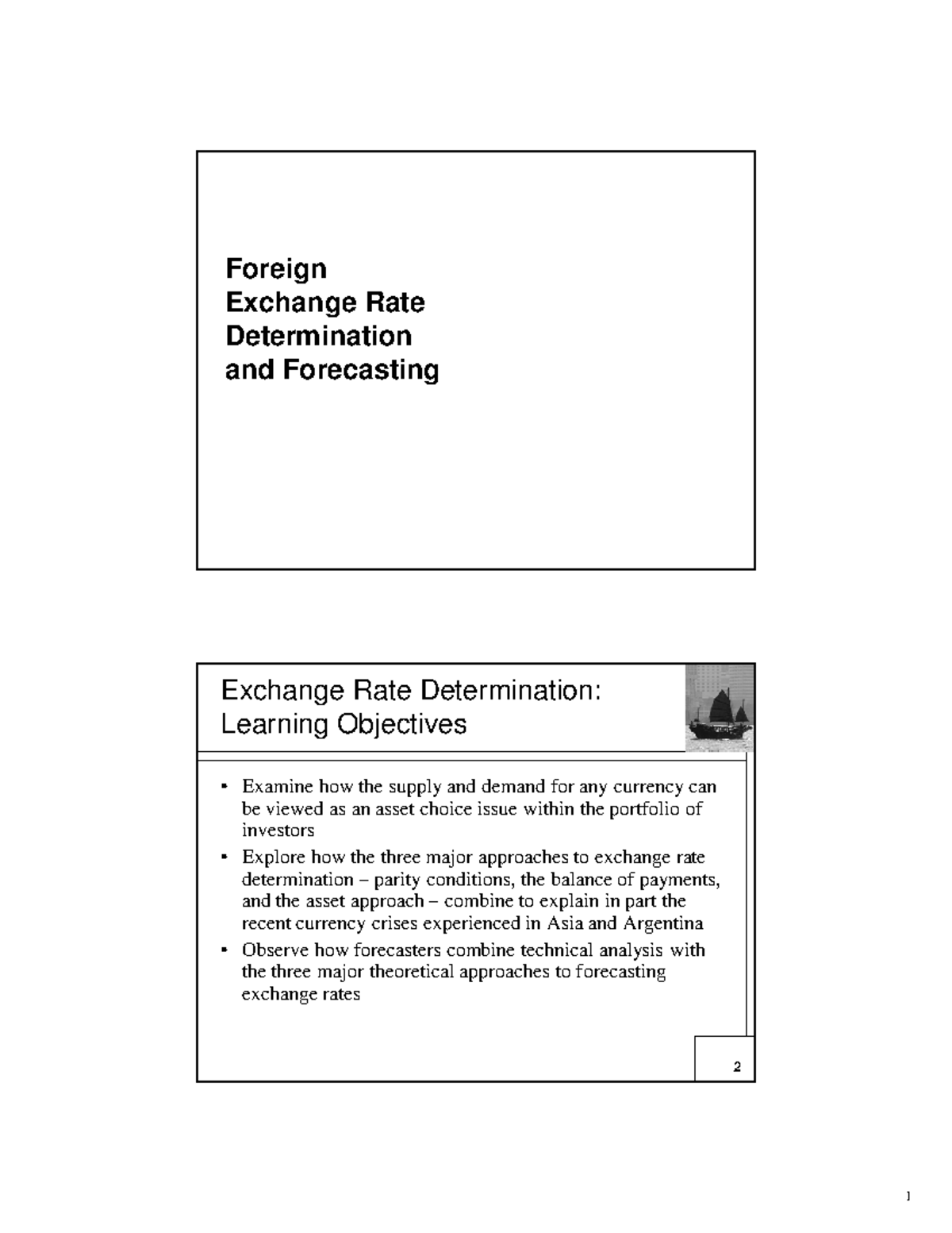 07 Forex Rate Determination - Foreign Exchange Rate Determination and ...