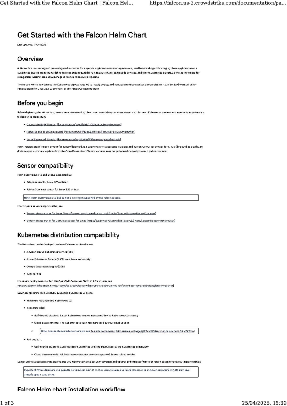 Get Started with Falcon Helm Chart: Linux & Kubernetes Deployment - Studocu