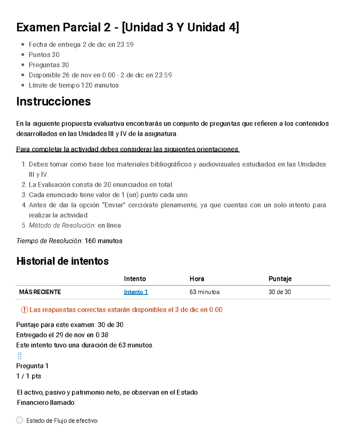 Examen Parcial 2 - [Unidad 3 Y Unidad 4] Contabilidad Financiera ...