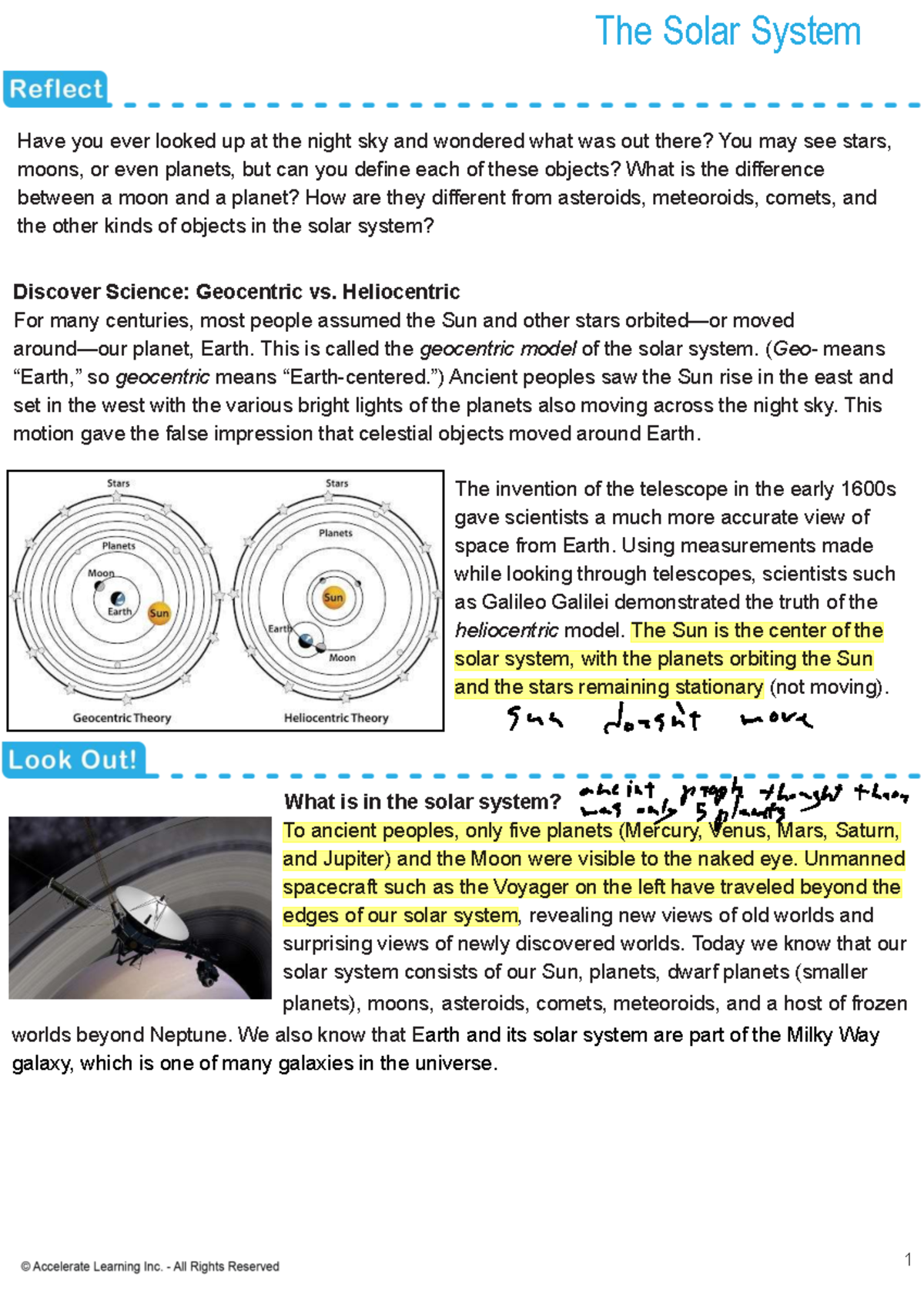 ES+Ch - Chapter 9: The Solar System & Celestial Objects Overview - Studocu