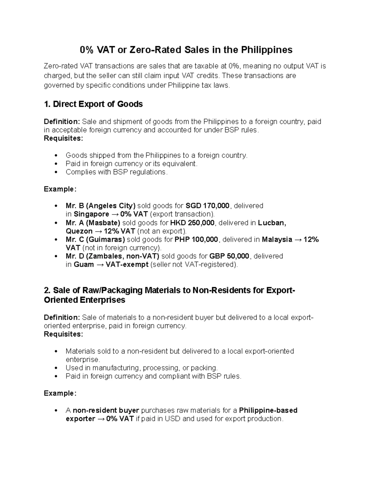 Output VAT in the Philippines: Comprehensive Guide and Analysis - Studocu