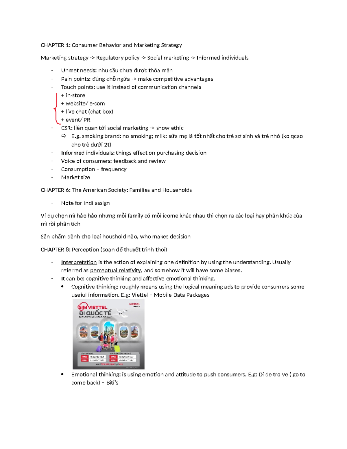 Note chapter 1-20 - 100đ - CHAPTER 1: Consumer Behavior and Marketing ...