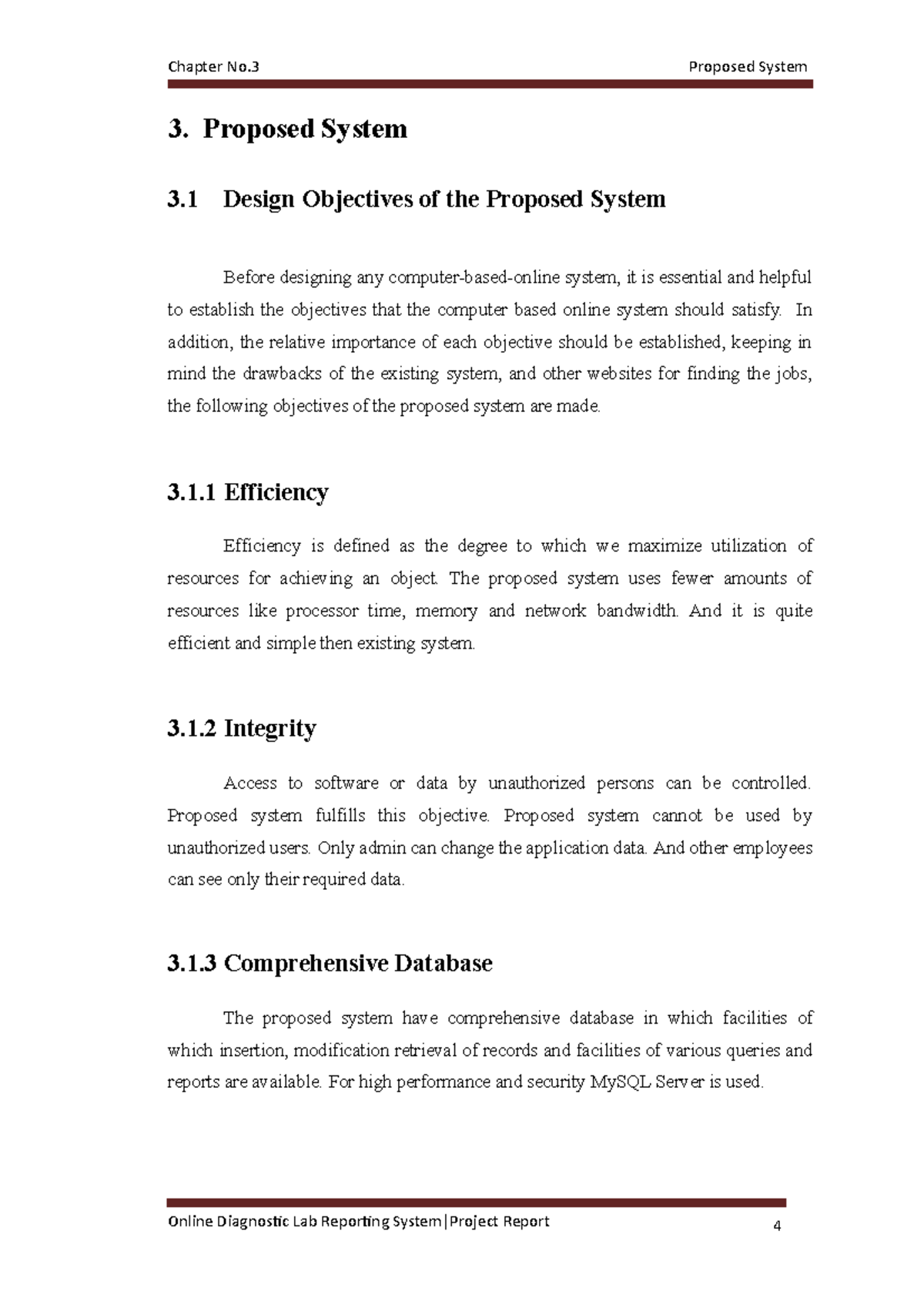 Chapter 3: Proposed System Design Objectives for Onl. Diagnostics - Studocu