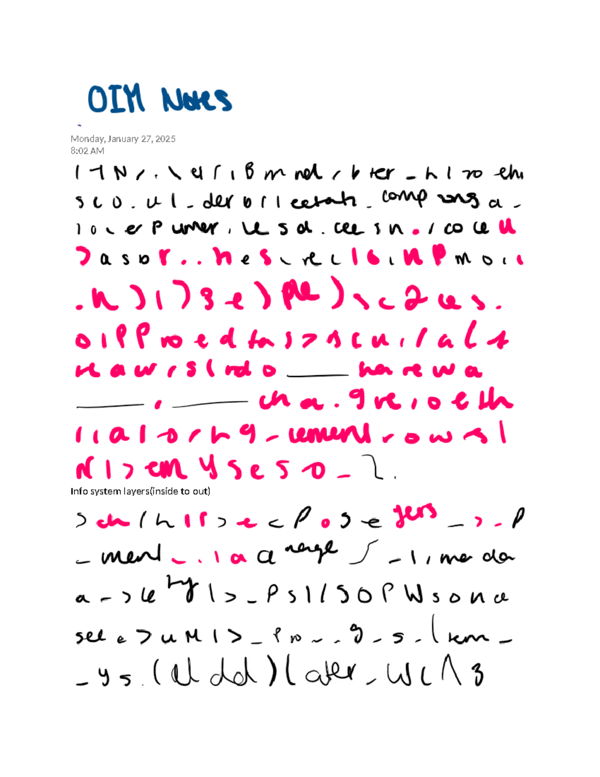 Final Exam Study Notes for Course Code ABC123 - Monday, January 27 ...