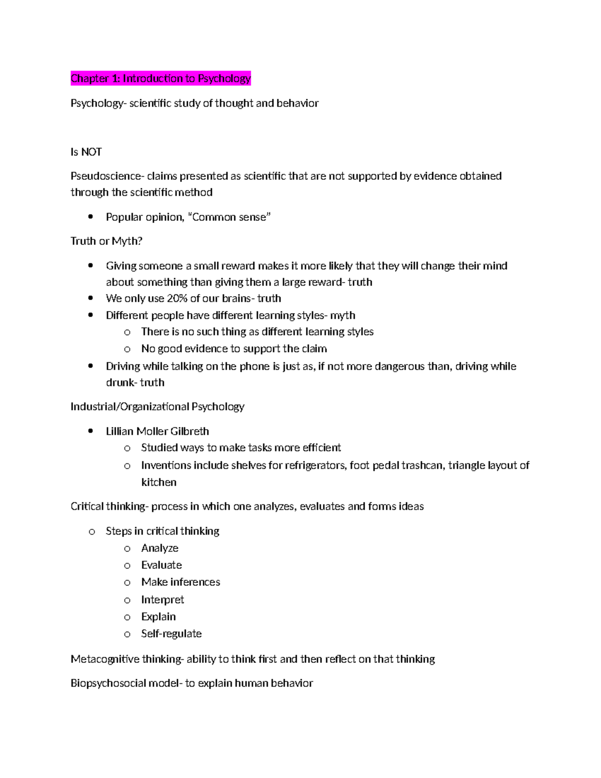 Developmental Psychology: Stages and Theories of Human Growth (PSY 101 ...
