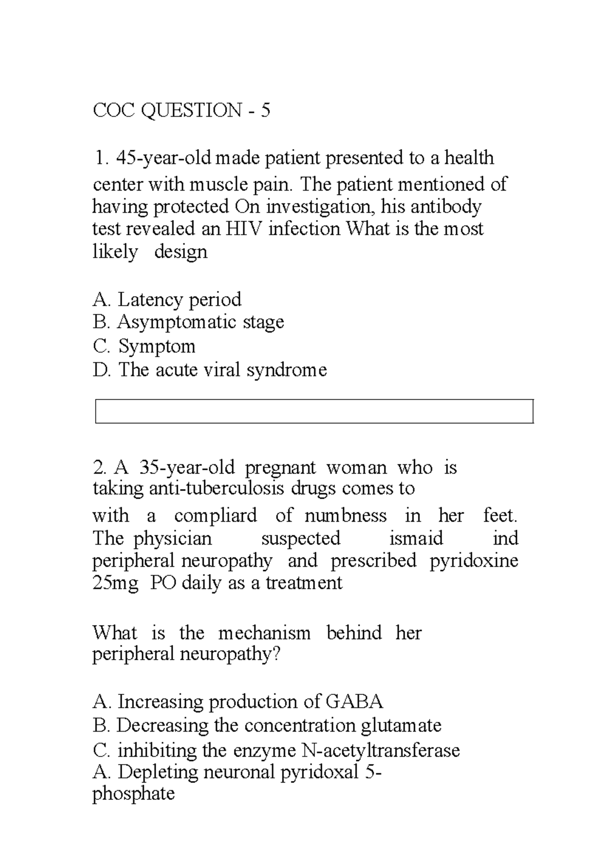COC 3RD: Comprehensive Patient Case Studies and Drug Therapy Insights ...