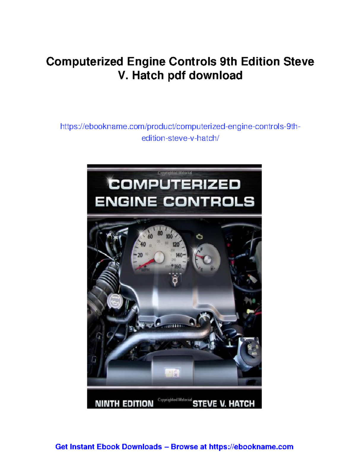 Computerized Engine Controls 9th Edition Study Guide for Automotive ...