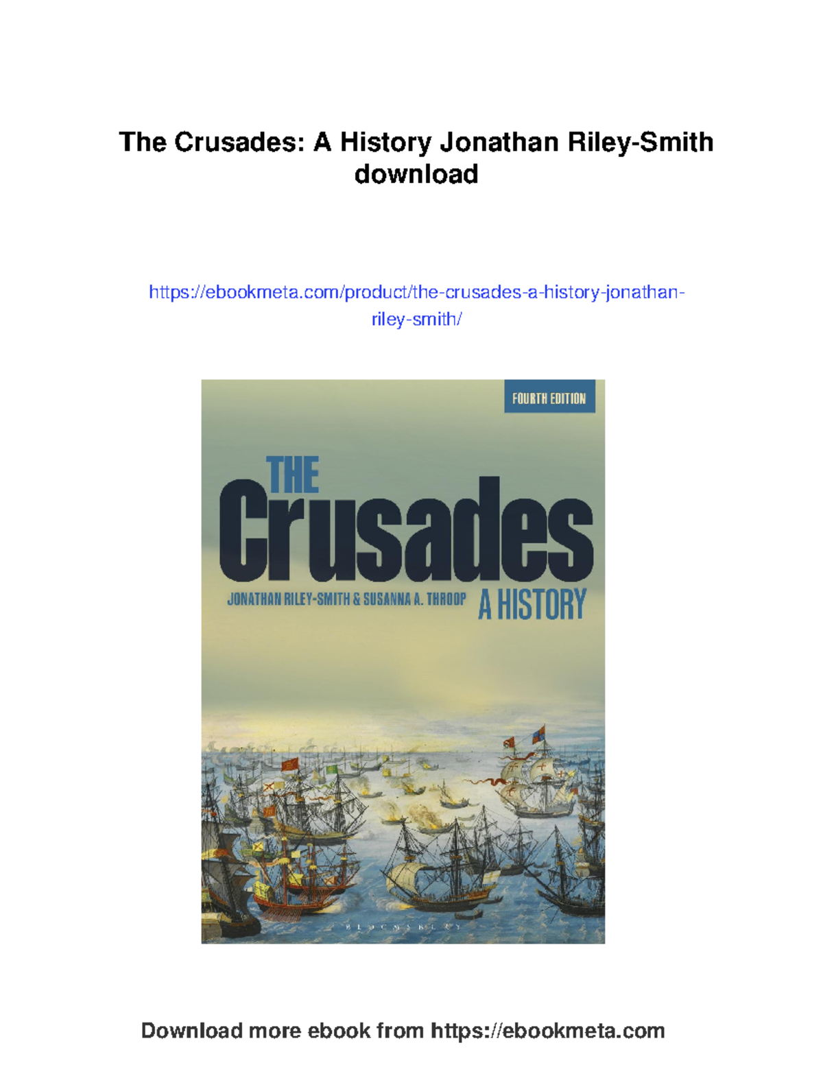 The Crusades: A history by Jonathan Riley-Smith - Document 101710 - Studocu