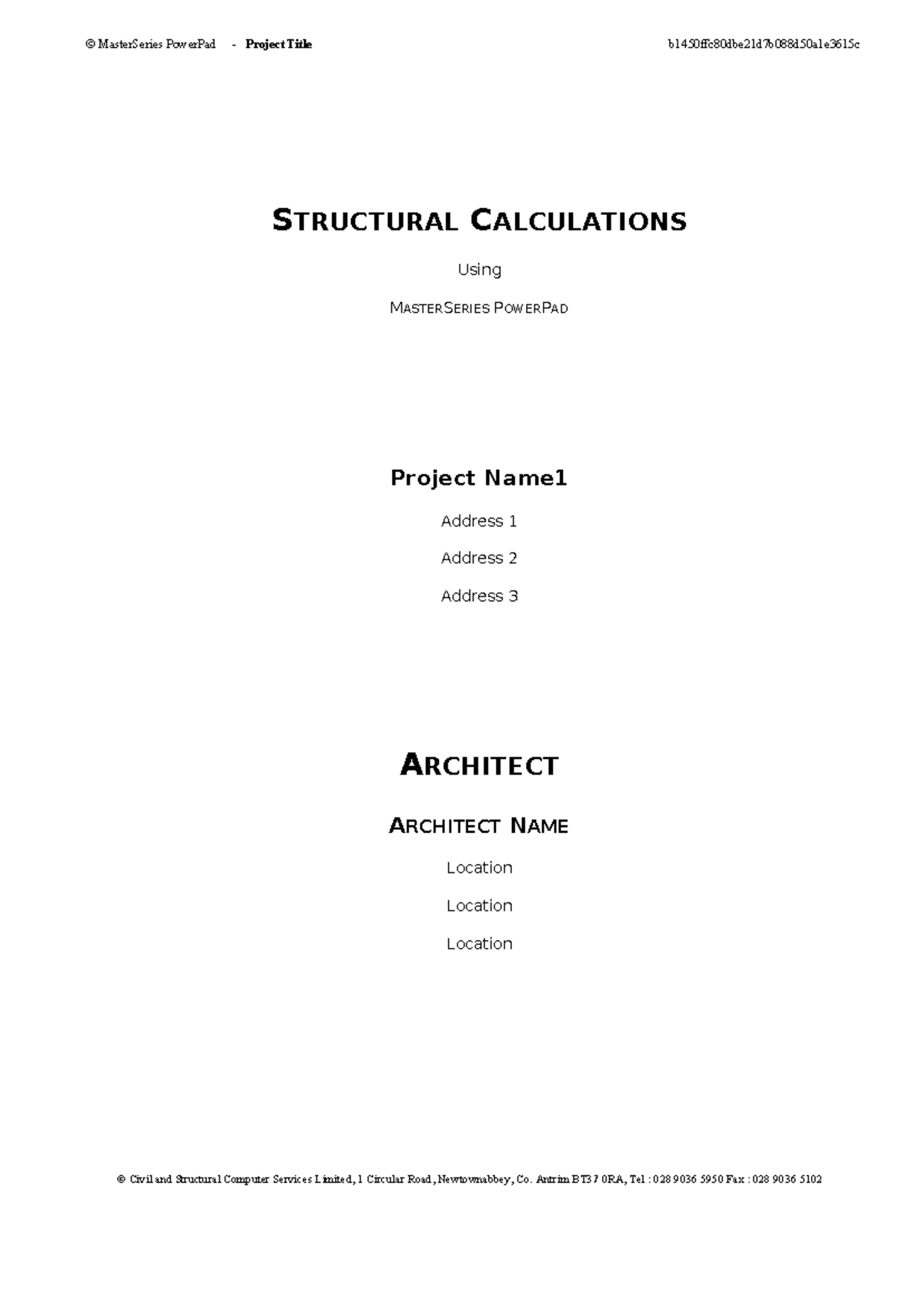 Critical column(C1) design - STRUCTURAL CALCULATIONS Using MASTERSERIES ...