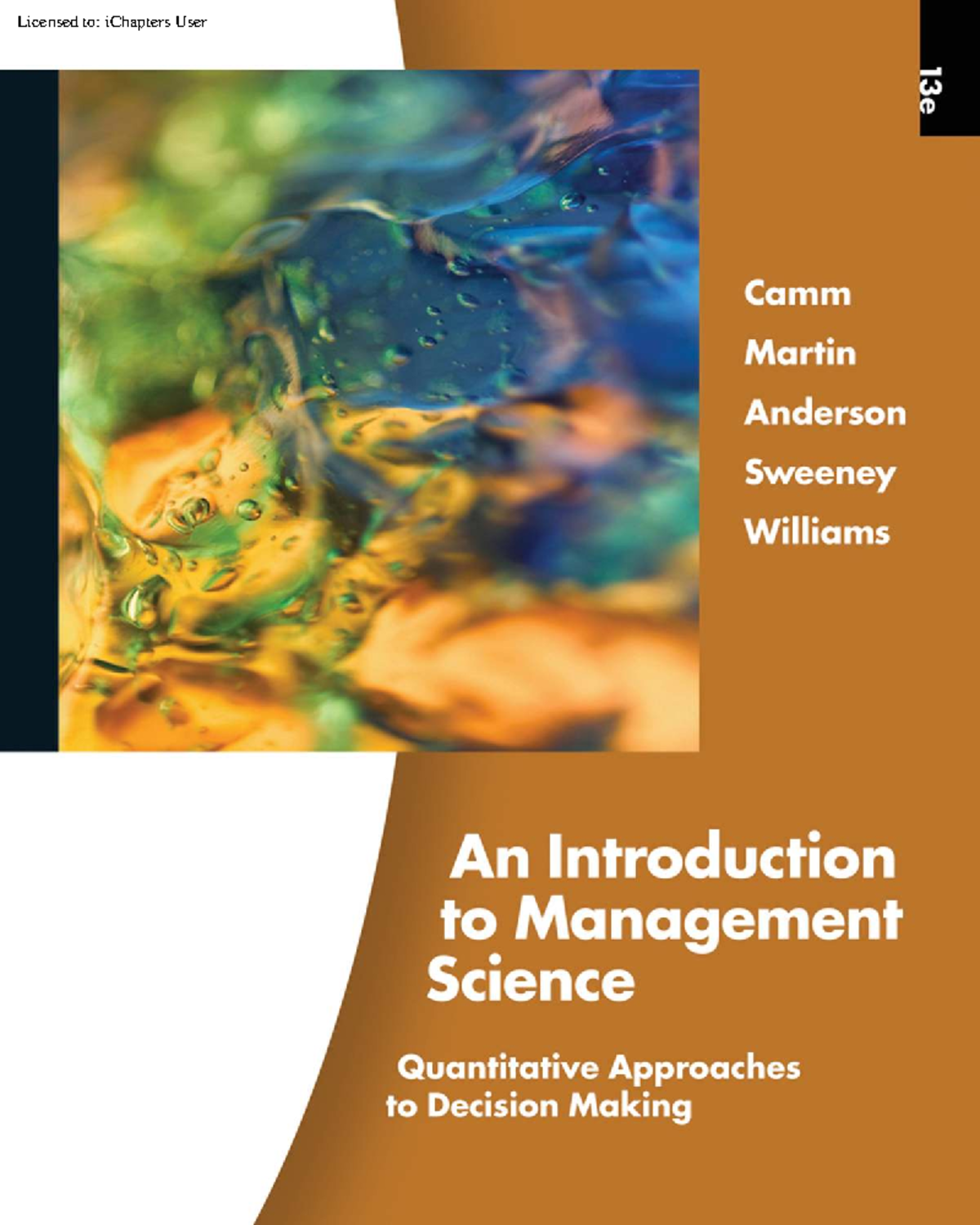 Chapter 1 Notes on Management Science: ASCM MS13 - Studocu
