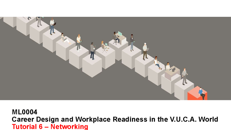 AY25S1 Tutorial 6: Networking for Career Design & Readiness - Studocu