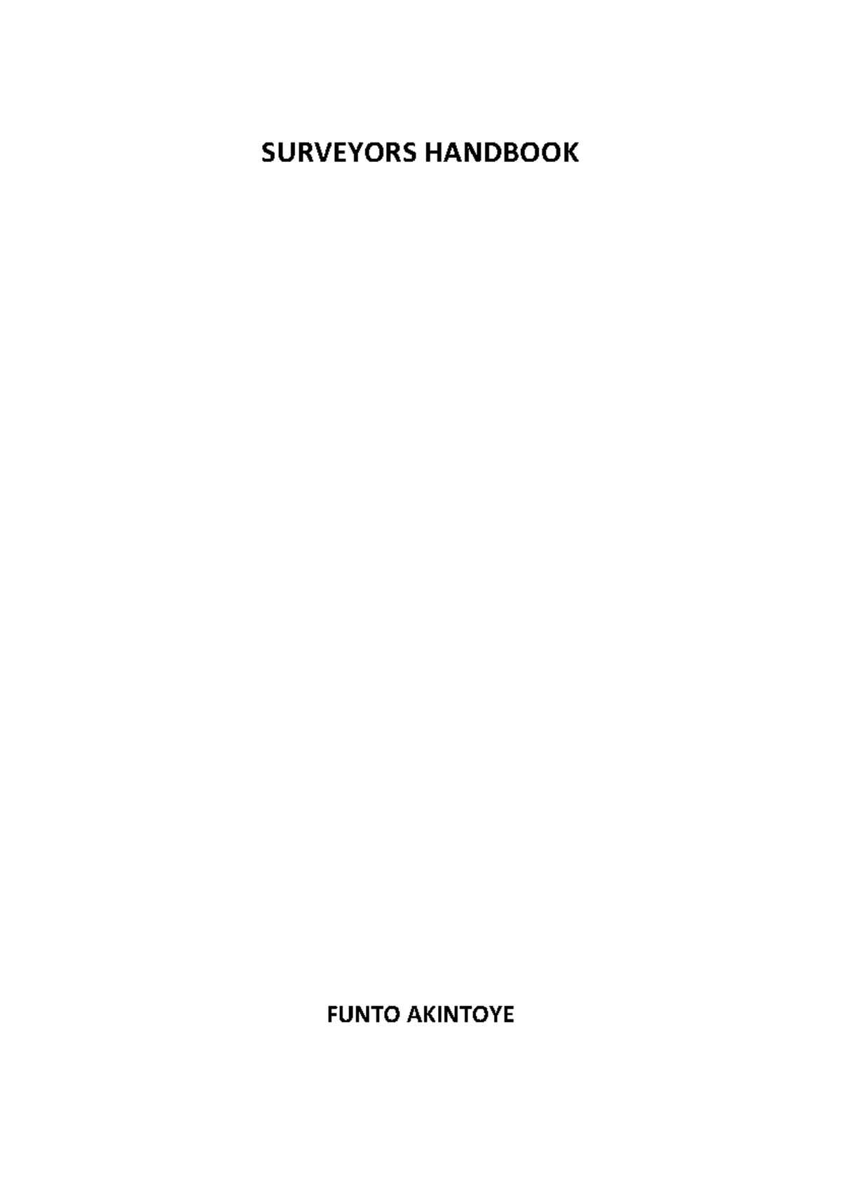 Surveyors Handbook - Excerpts and summaries of Auto CAD drafting ...