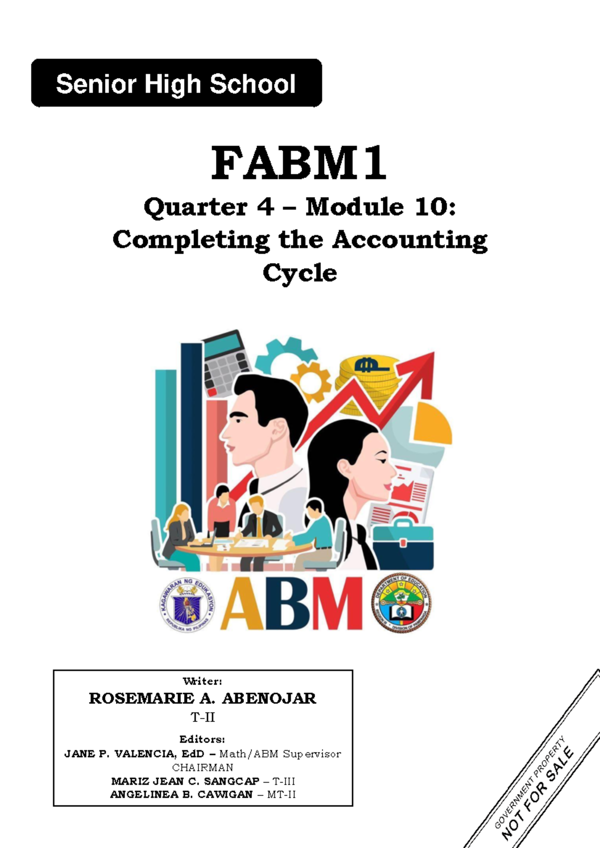 FABM1-Q4-M10 - Completing the Accounting Cycle Module Guide - Studocu
