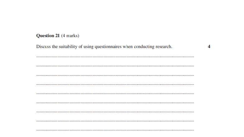 Research Methodology: 4 Mark Questions from Last 8 Years - Studocu