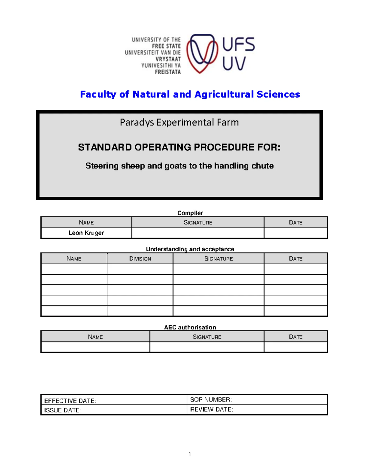 PEF SOP 5: Subcutaneous Injection Procedure for Sheep - Studocu