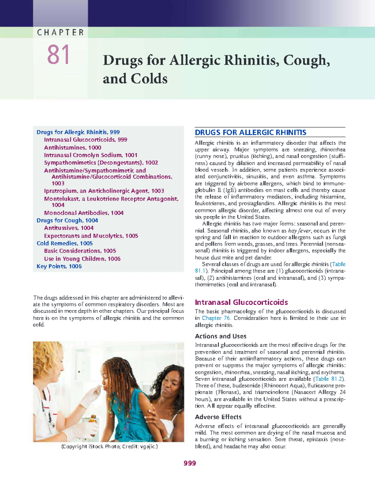CHAPTER 81: Drugs for Allergic Rhinitis, Cough, and Colds - Pharm Notes ...