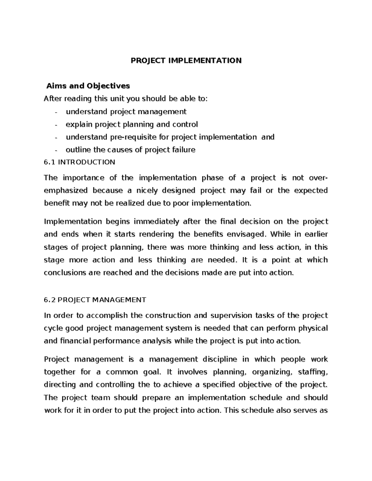 351351883 Project Implementation docx - PROJECT IMPLEMENTATIONPROJECT ...