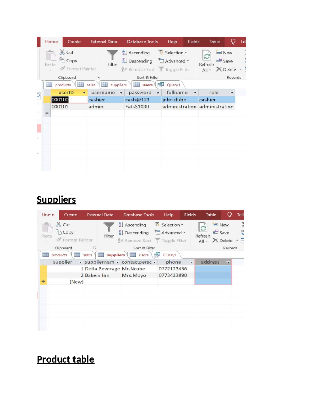 Database Management and Querying: Welele - mduduzi - Studocu