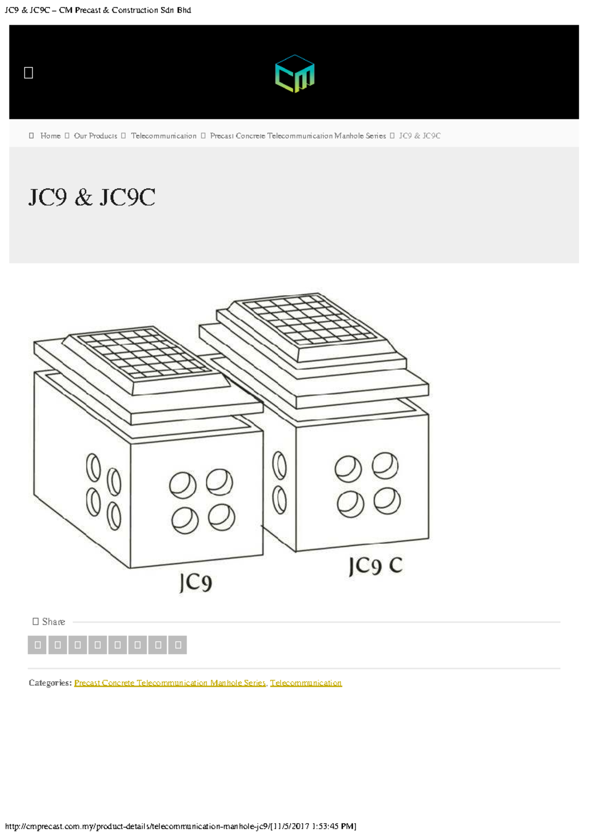 JC9 JC9C Telecommunication Precast Concrete Manhole Details - Studocu