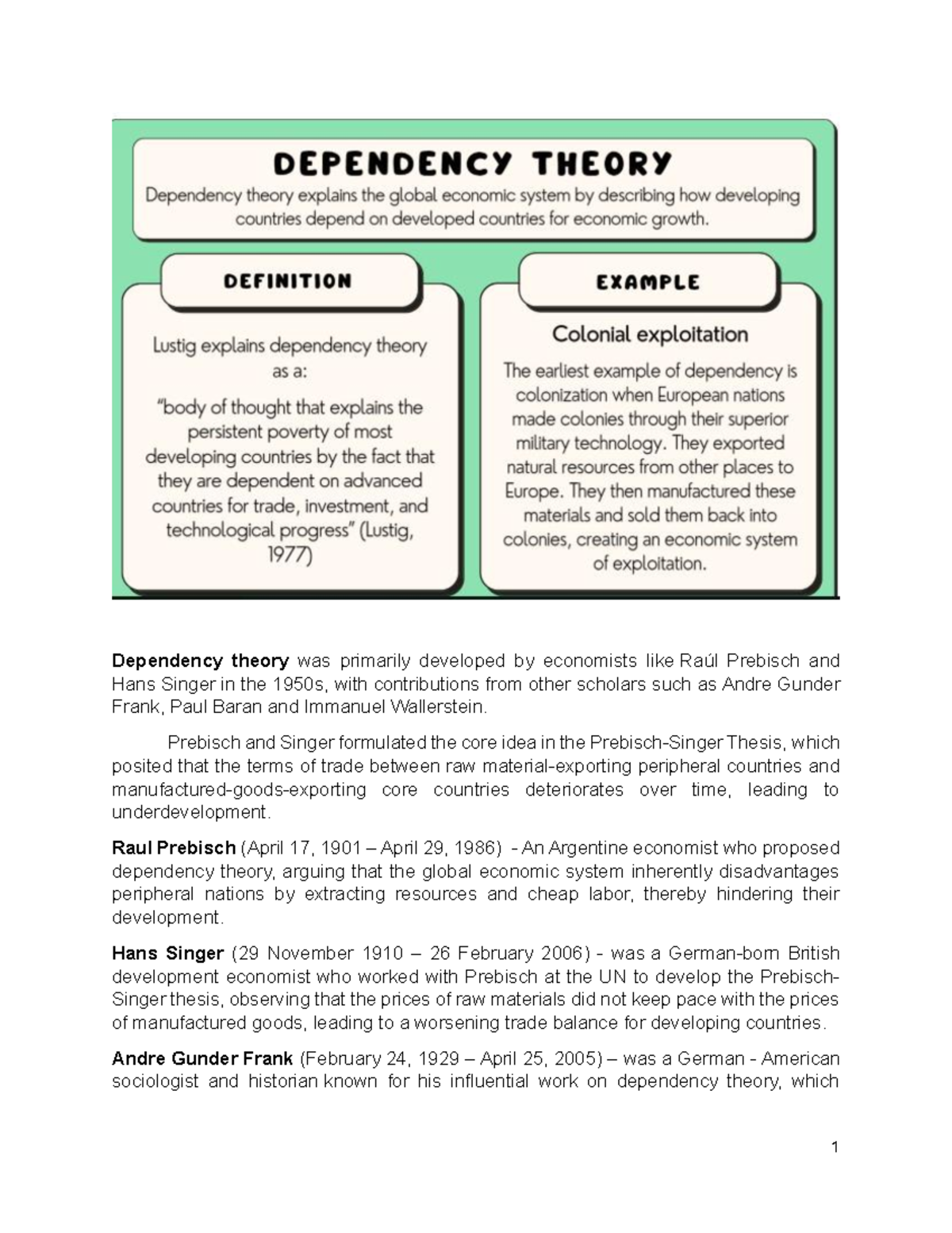 Dependency Theory Is Defined As