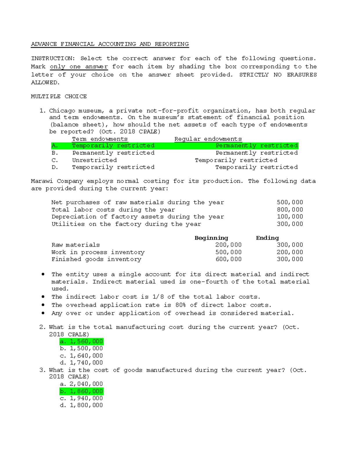 AFAR (2018-2022) - ADVANCED FINANCIAL ACCOUNTING AND REPORTING ...