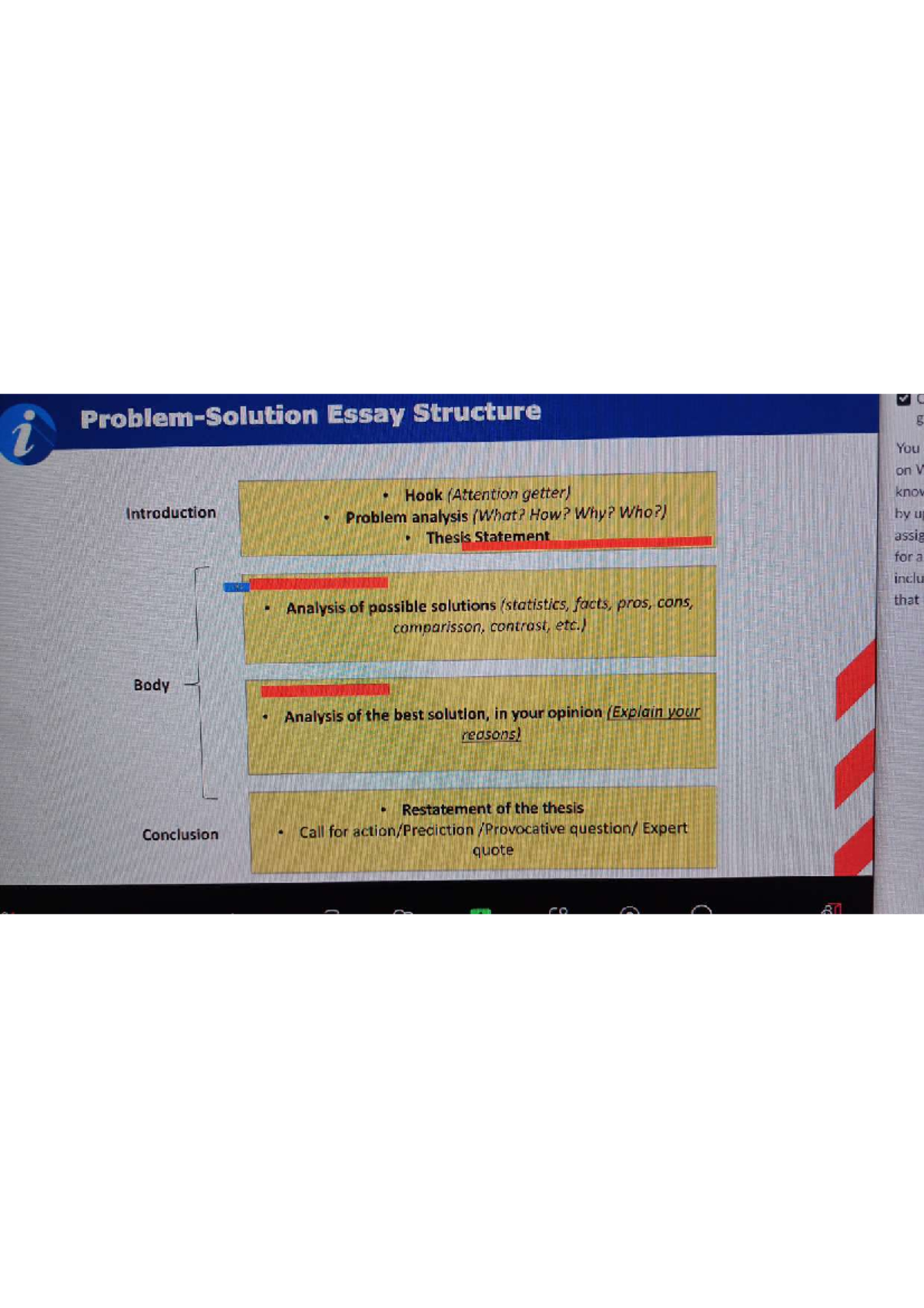C i Essay Structure Guide: Crafting Your Argument (20260313) - Studocu