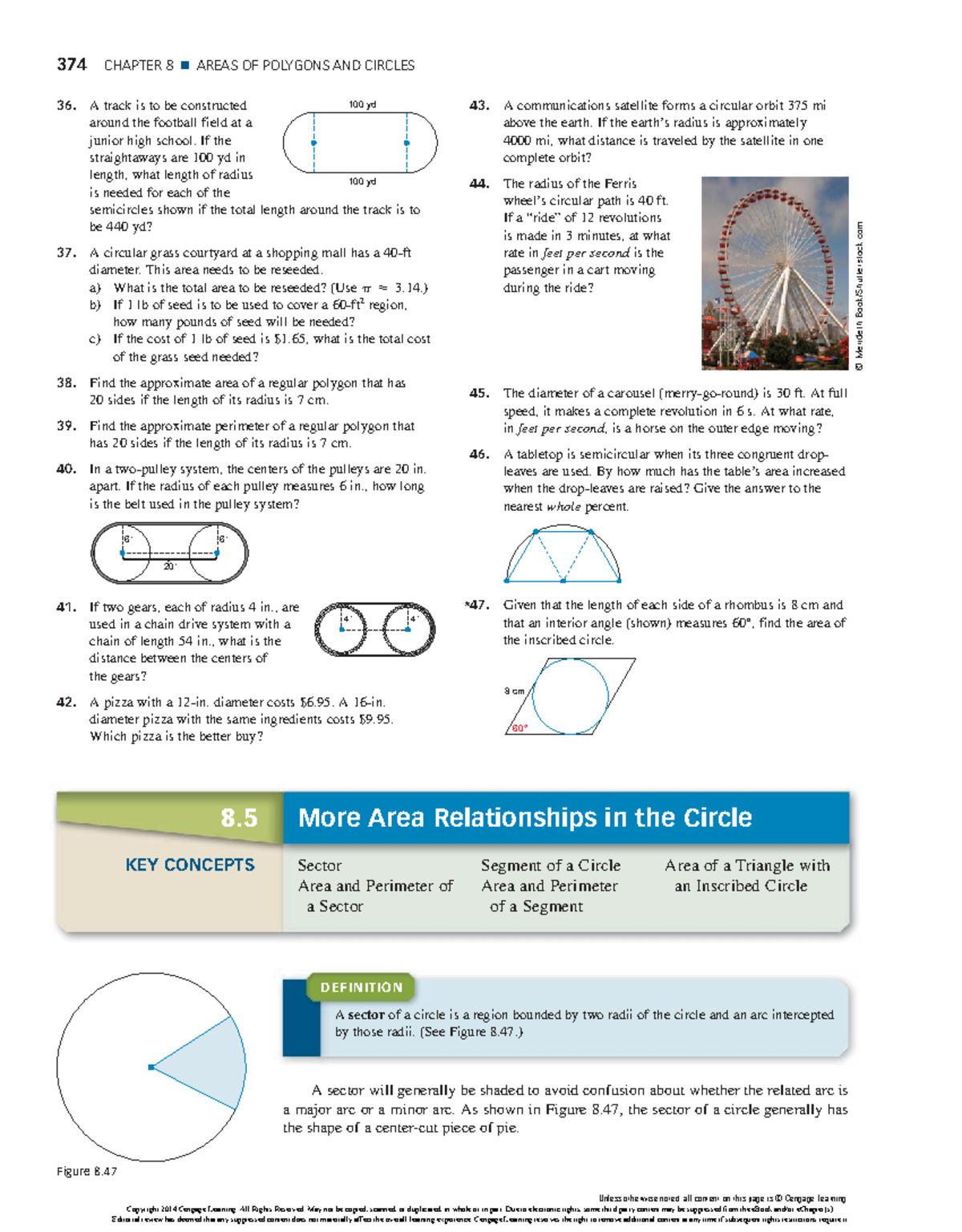 Chapter 8: Areas of Polygons and Circles - Geometry for College ...