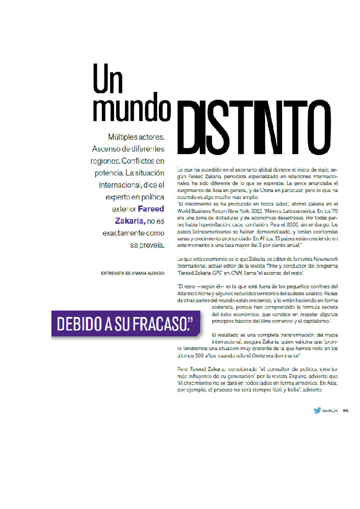 Un Mundo Distinto: Ascenso Global y Conflictos Potenciales - Studocu