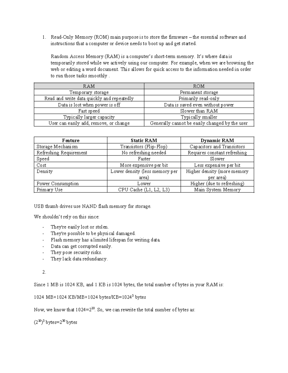 Lab 05: Understanding Memory Types and CPU Interrupts in Computing ...